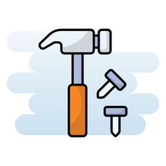 Hammer vector icon