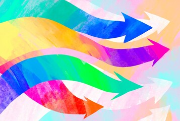 Colorful arrows 