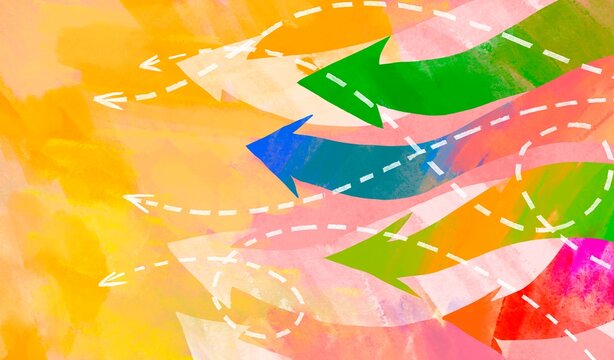 Colorful arrows 