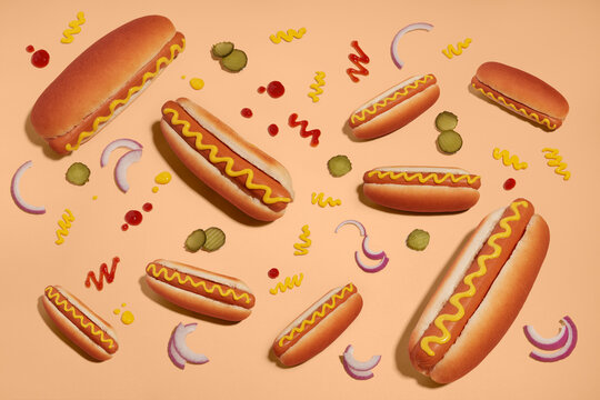Hot Dogs pattern