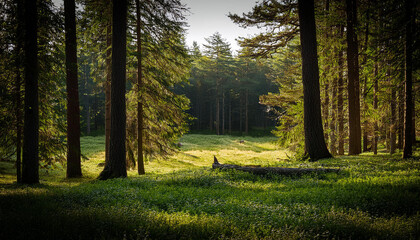 clearing within the woods