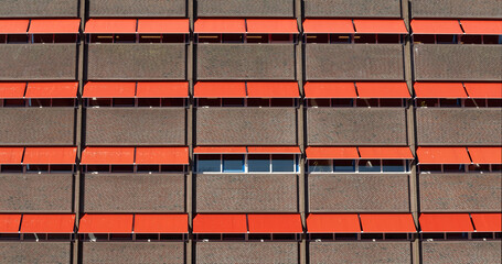 sunshades on building