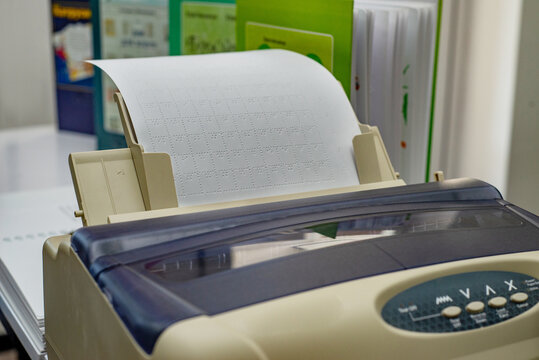 Special Printer Prints Multiplication Table in Braille