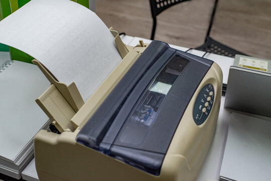 Special Printer Prints Multiplication Table in Braille
