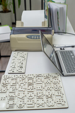 Special Printer Prints Multiplication Table in Braille