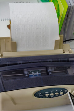 Special Printer Prints Multiplication Table in Braille