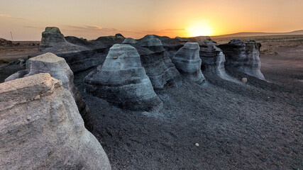 Los Roferos de Teseguite geological formations, Lanzarote island, Spain
