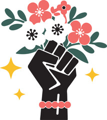  A modern minimalist and empowering graphic