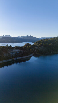 Sunset Over Lake Nahuel Huapi in Villa La Angostura