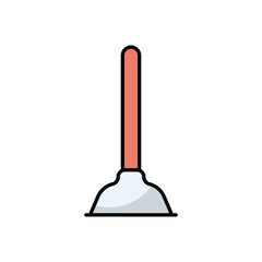 Plunger vector icon