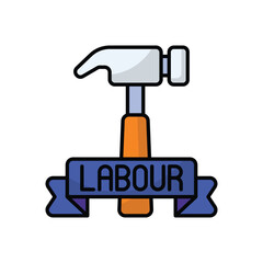 Labour Day vector icon