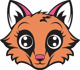 illustration of a cartoon fox