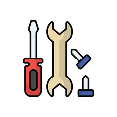 Repairing Tools vector icon