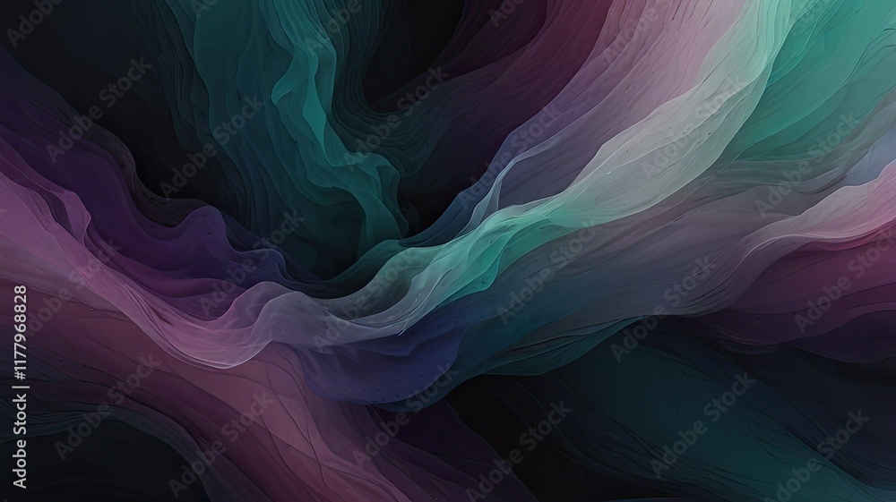 Poster mesmerizing swirls of color intertwine to form an elegant design showcasing a vivid interplay of sha