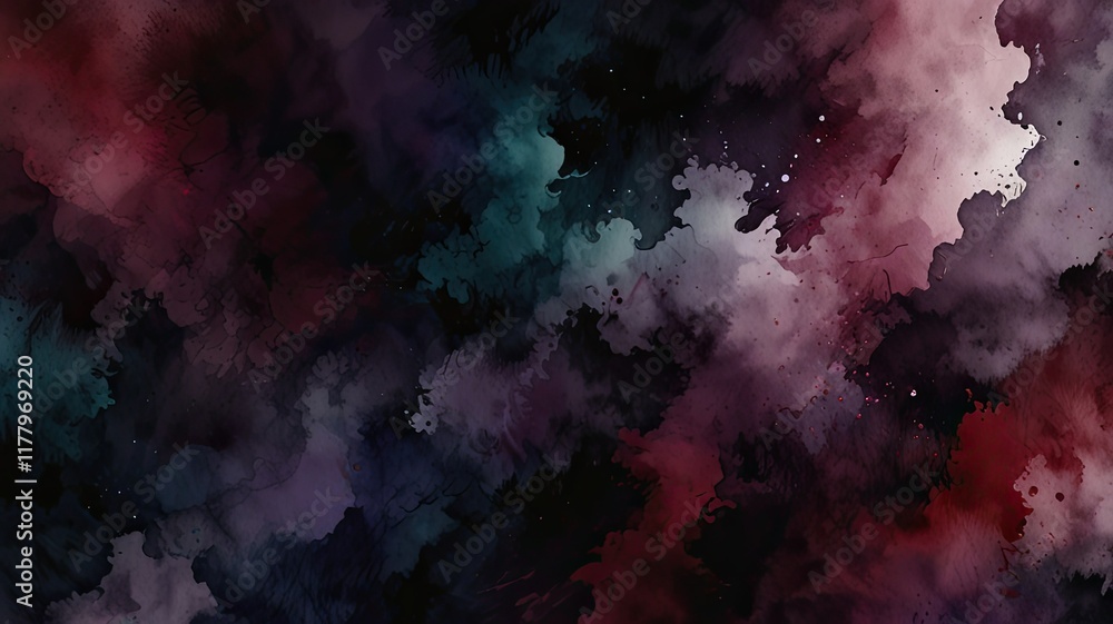 Aufkleber dynamic patterns of vivid colors combine to form an abstract backdrop showcasing deep hues and soft 