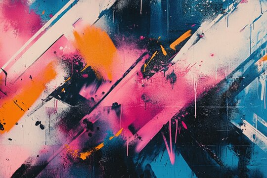 Fototapeta Abstract street art spray paint texture background.