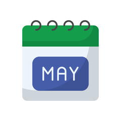May vector icon