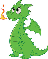 green dragon cartoon