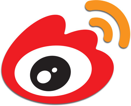 sina weibo social network, with 3D design. social media logo for news and opinions. editorial vector