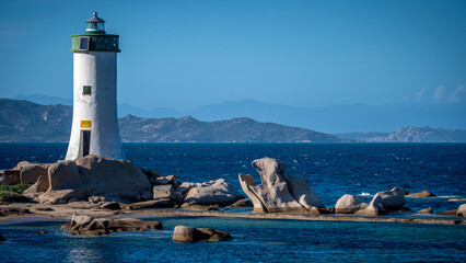 Palau lighthouse in Sardinia