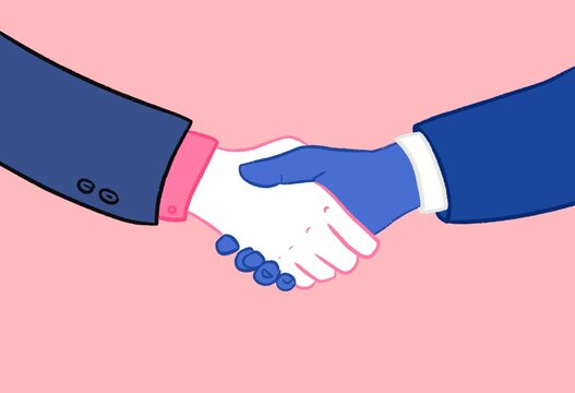 Business handshake