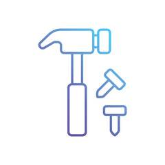 Hammer vector icon