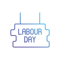 Labour Day vector icon