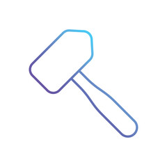  Sledge Hammer vector icon