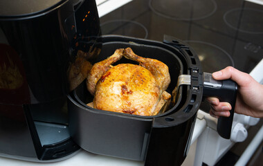Cooking whole chicken in air fryer