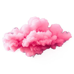 Fototapeta premium pink smoke isolated on transparent background