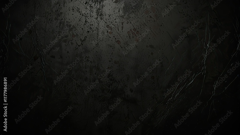 Poster a dark textured surface reveals subtle scratches and speckles creating an impression of age and dept