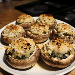 Fototapeta premium muffins on a plate