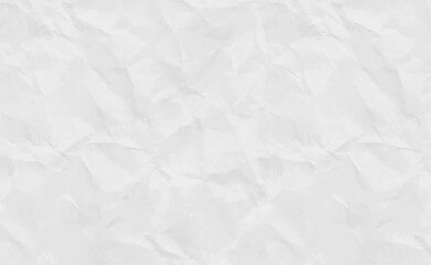 Crumpled paper texture background. White wrinkled sheet. JPG image