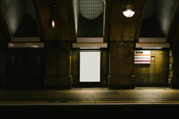 Subway Platform Billboard