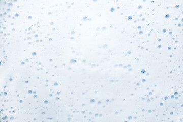 White foam background. Liquid soap bubbles, Frame made of Froth bubbles. Soap foam structure. Soap...