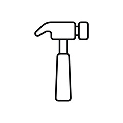 Hammer vector icon