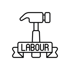 Labour Day vector icon