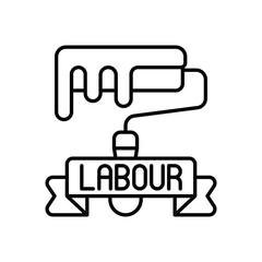 Labour Day vector icon