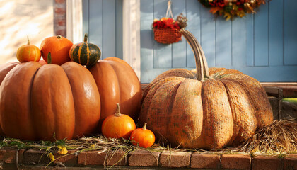 fall history with pumpkins