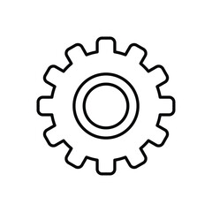 Cogwheel vector icon