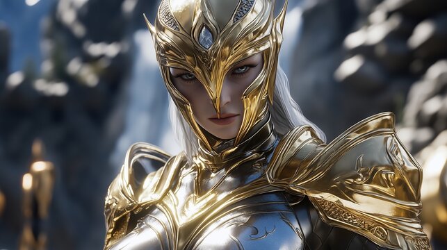 Ananke in Chains of Fate Armor, Primordial Goddess Ready for Destiny&rsquo;s Battle