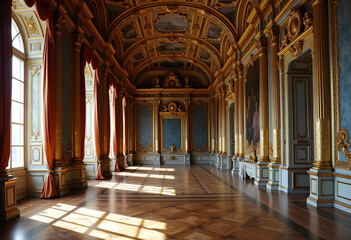Obraz premium A interior of palace.