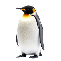 Fototapeta premium Emperor penguin standing proudly on ice