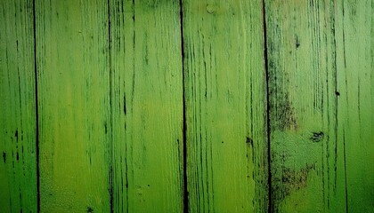 Obraz premium Rustic Weathered Green Wooden Planks with Natural Texture for Vintage Wall Backgrounds, Rustic Interior Design, or Craft Projects