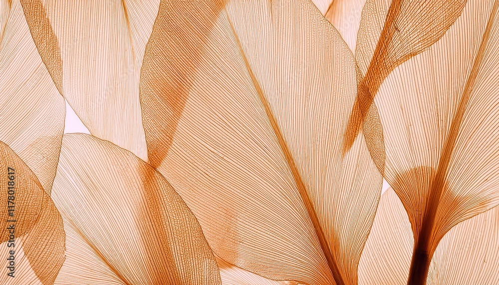 Poster elegant close-up of textured dried petal details with subtle lines and warm beige tones for nature a