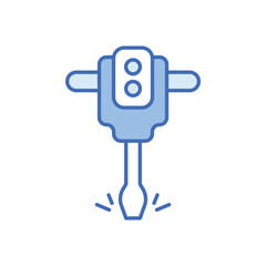 Jackhammer vector icon