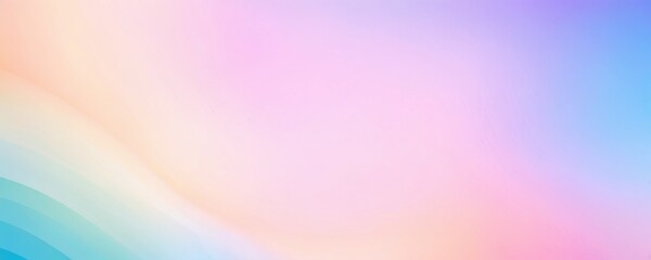 Obraz premium Soft pastel gradient background creates a calming atmosphere for design projects and digital art