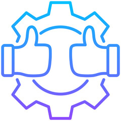 Obraz premium Job Satisfaction Icon