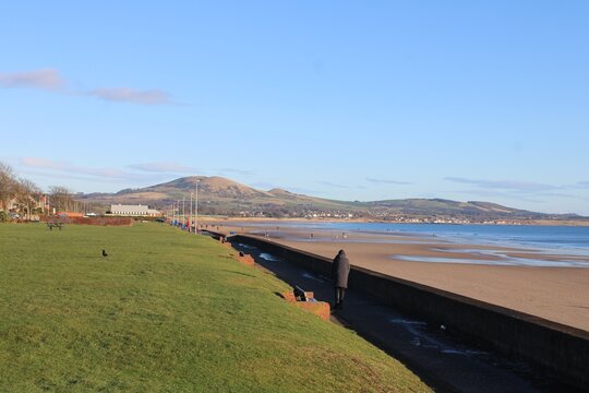 Promenade, Leven, Fife, looking towards Largo.