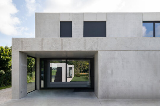 concrete house